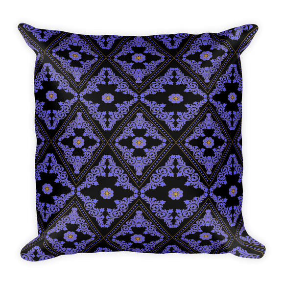 Square Pillow-Garden RB Medallion
