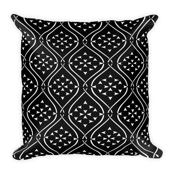 Square Pillow-Sparkle Waves