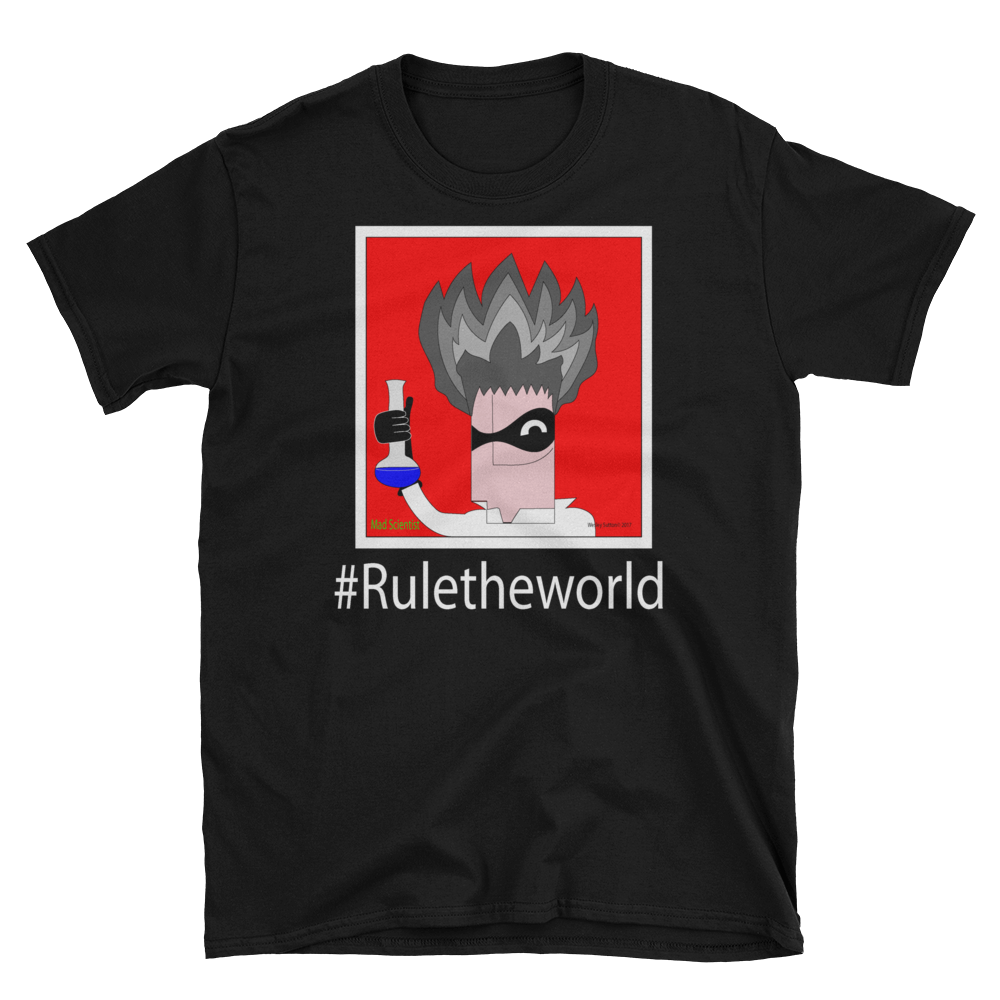 T-Shirt-Mad Scientist Red