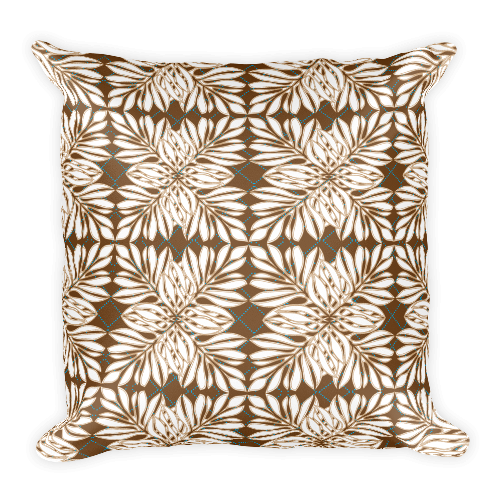 Square Pillow-Island Leaf