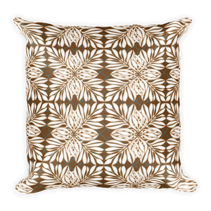 Square Pillow-Island Leaf