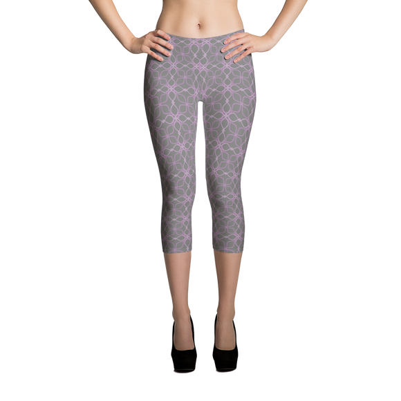 Capri Leggings-Imperialistic Pink