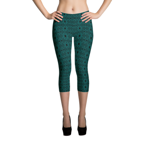 Capri Leggings-Luxe Teal