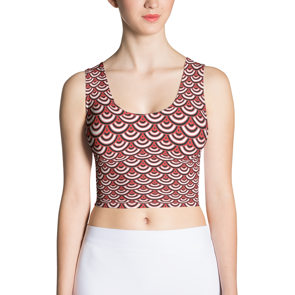 Crop Top- Decades Red