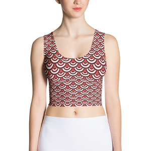 Crop Top- Decades Red