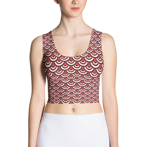 Crop Top- Decades Red