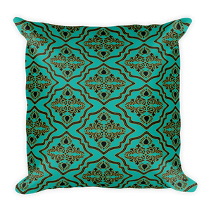 Square Pillow-Garden Floral