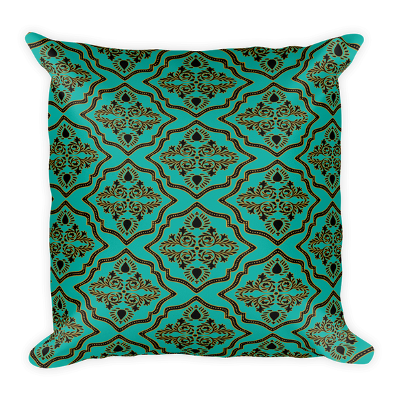 Square Pillow-Garden Floral