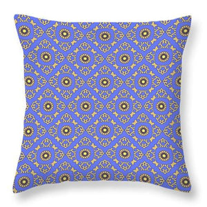 Square Throw Pillow-Ornate Medallion