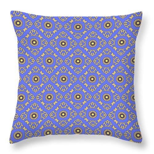Square Throw Pillow-Ornate Medallion