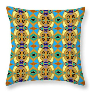 Square Throw Pillow-Prayer Window