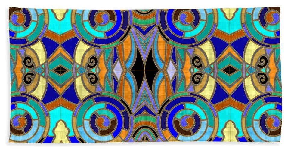 Beach Towel - Stained Glass